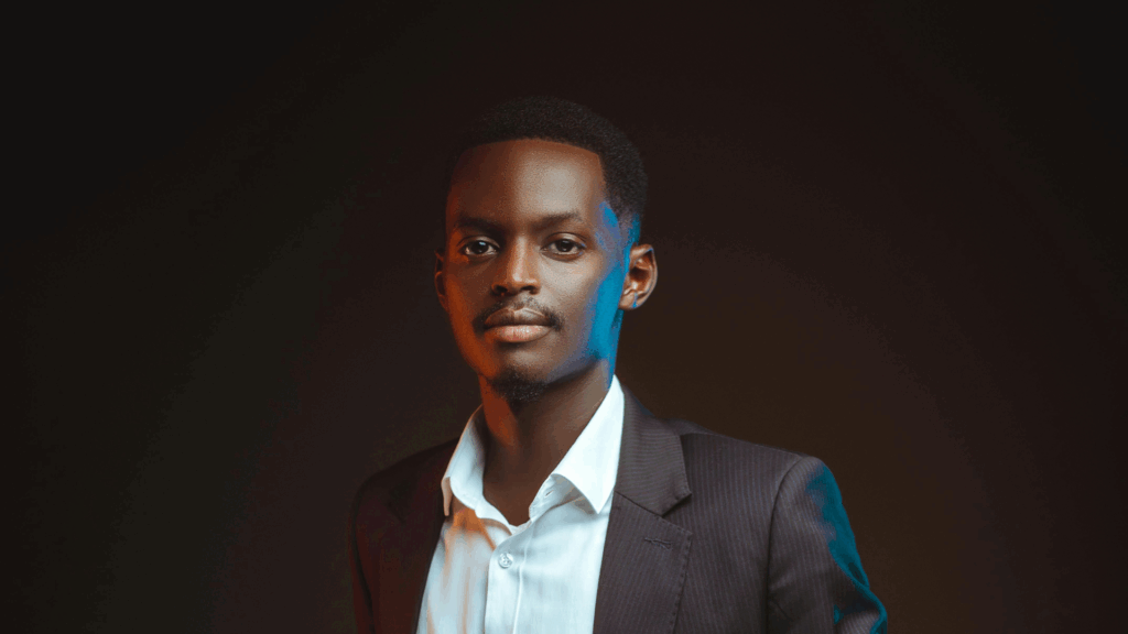 A confident Black entrepreneur.